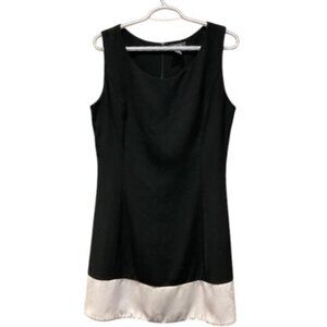 Kenneth Cole Reaction black and white sleeveless dress size 10